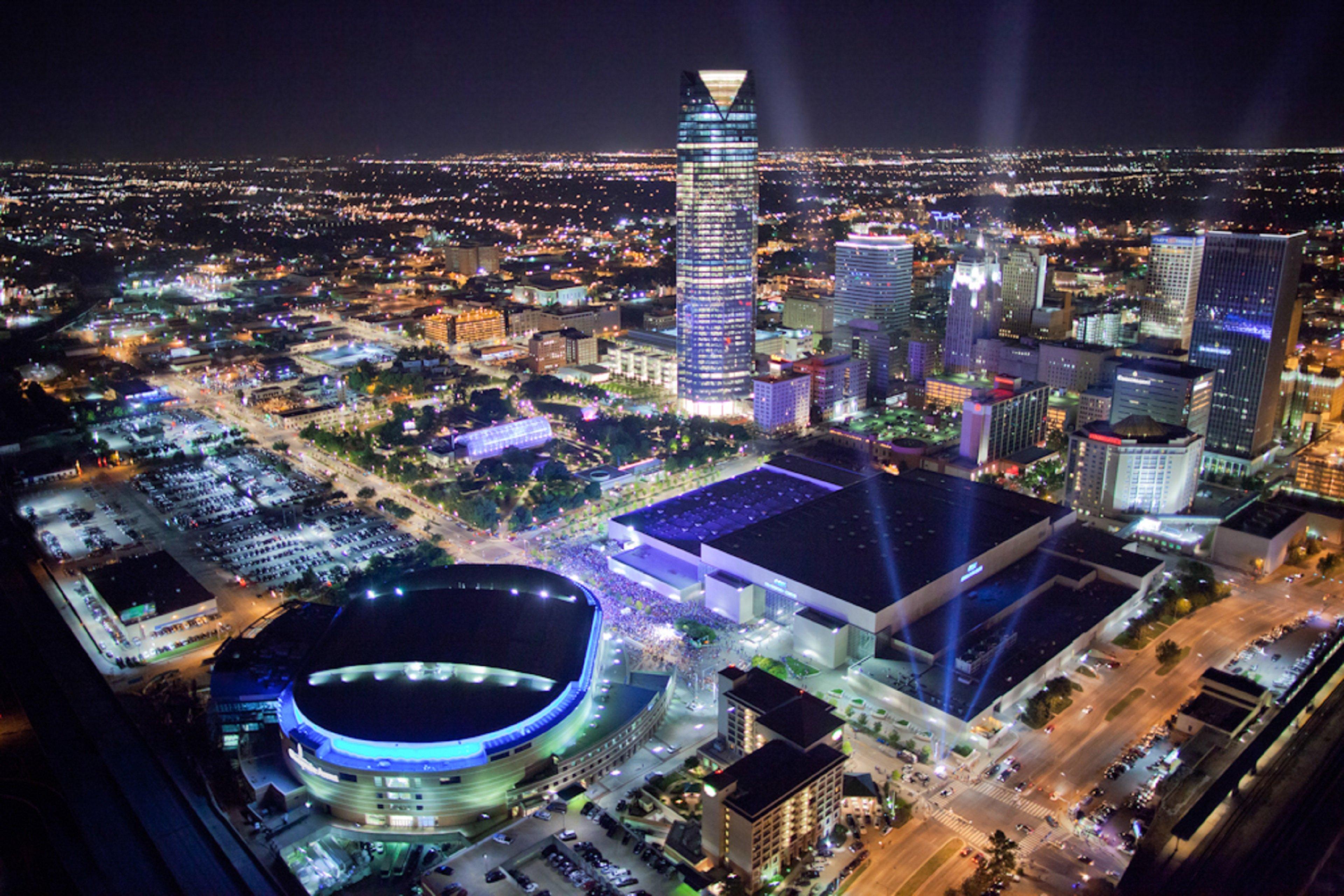 Holiday Inn Express & Suites Oklahoma City Downtown - Bricktown By Ihg Eksteriør bilde